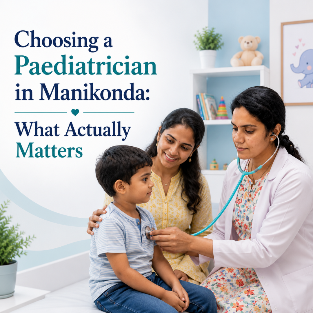 Choosing a Paediatrician in Manikonda: What Actually Matters